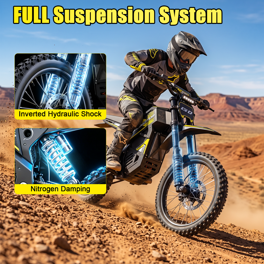 G1 Electric Dirt Bike 3000W 40Mph Emoto