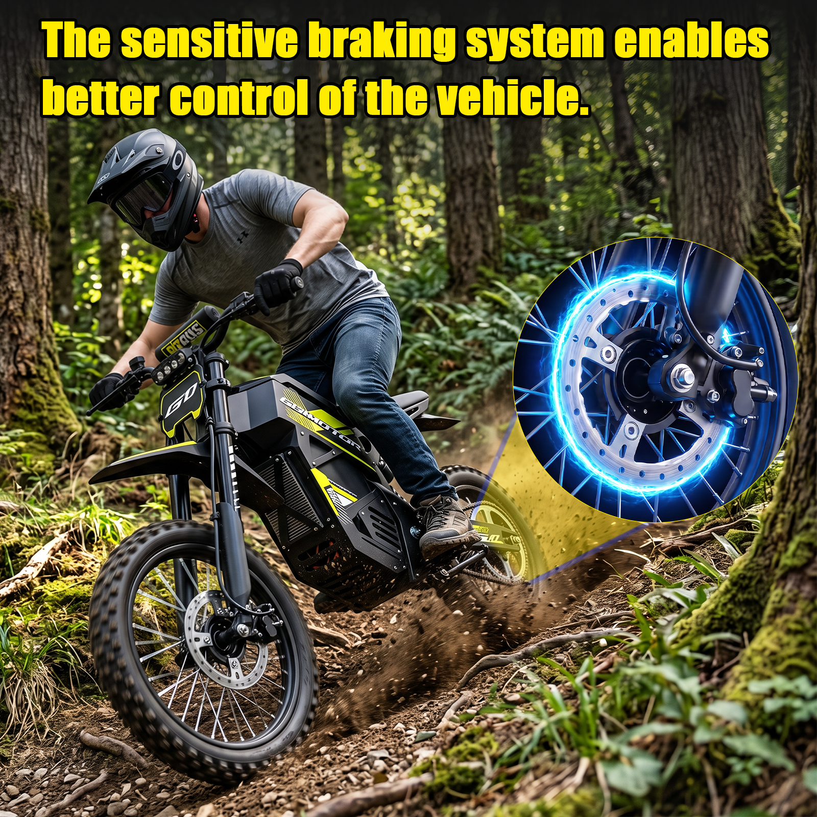 G1 Electric Dirt Bike 3000W 40Mph Emoto