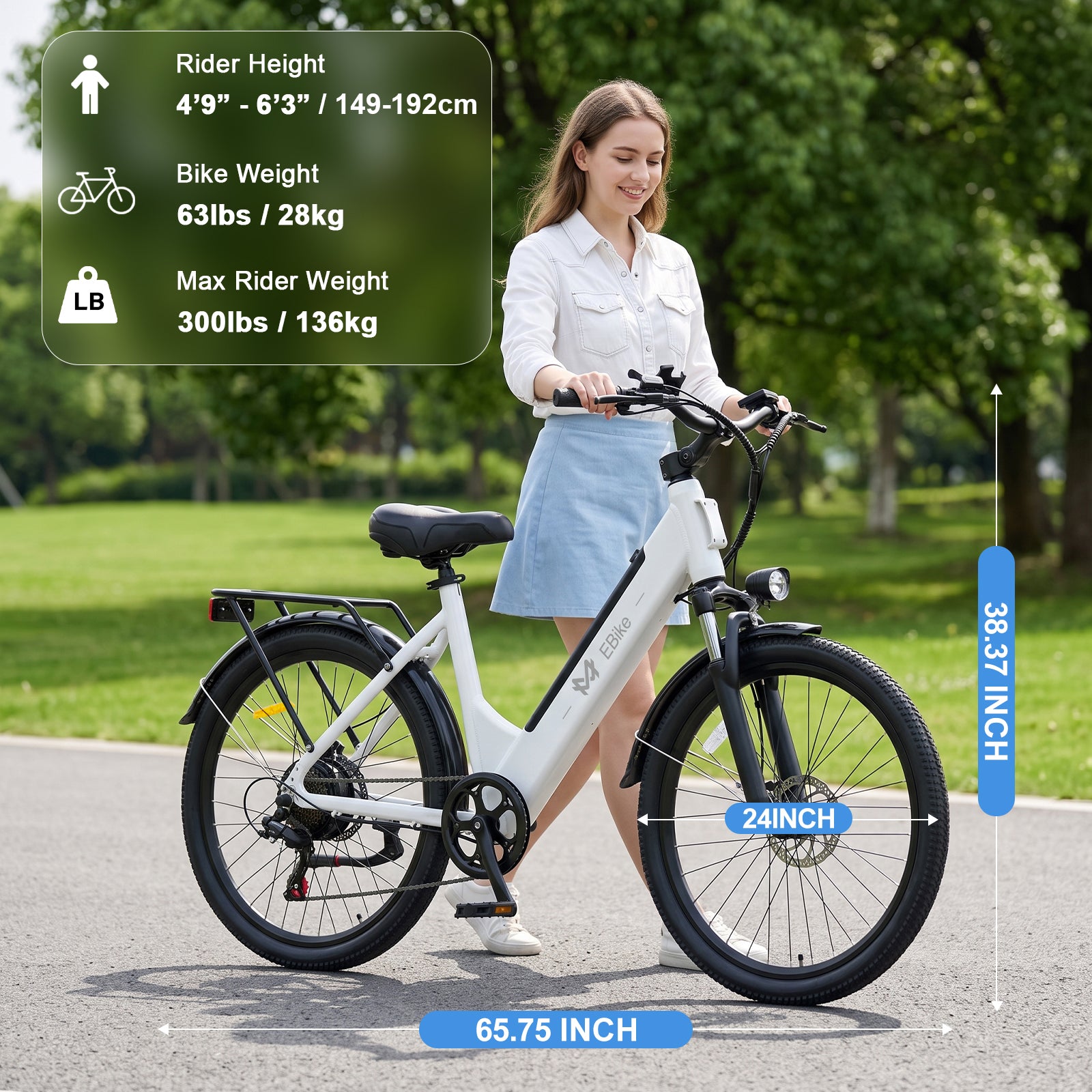 MY24 Commuter Electric Bike 1500W