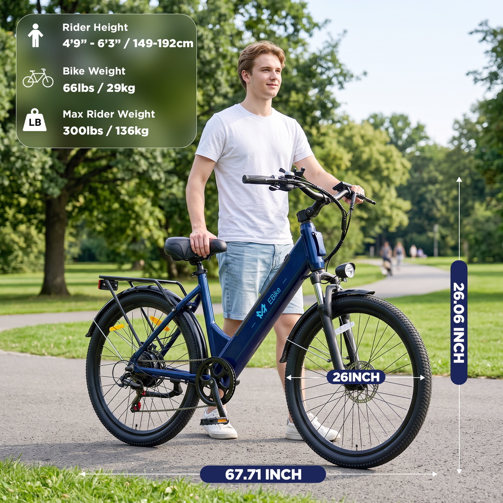 MY26 Commuter Electric Bike 1500W