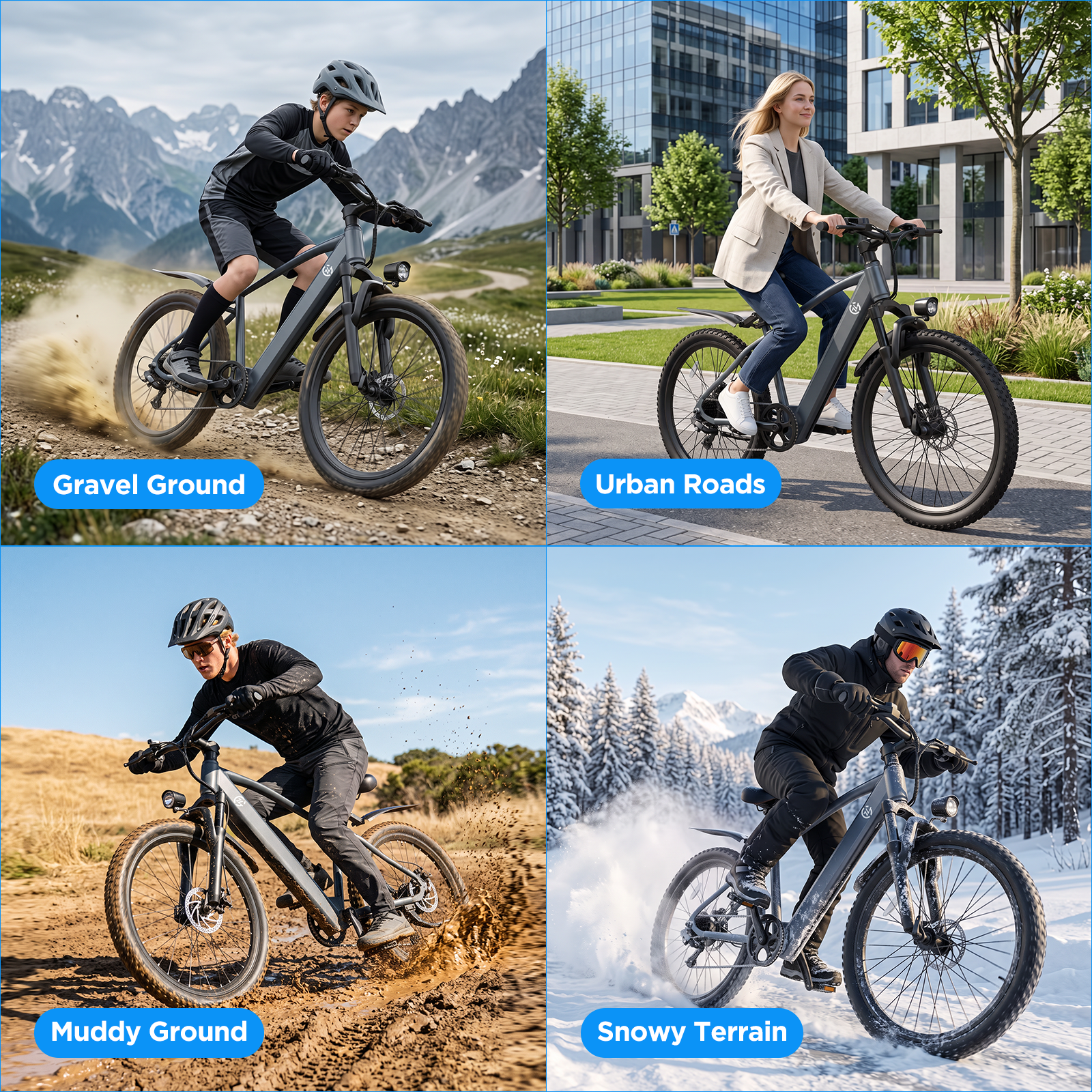 L24 Electric Bike 1000W 22Mph