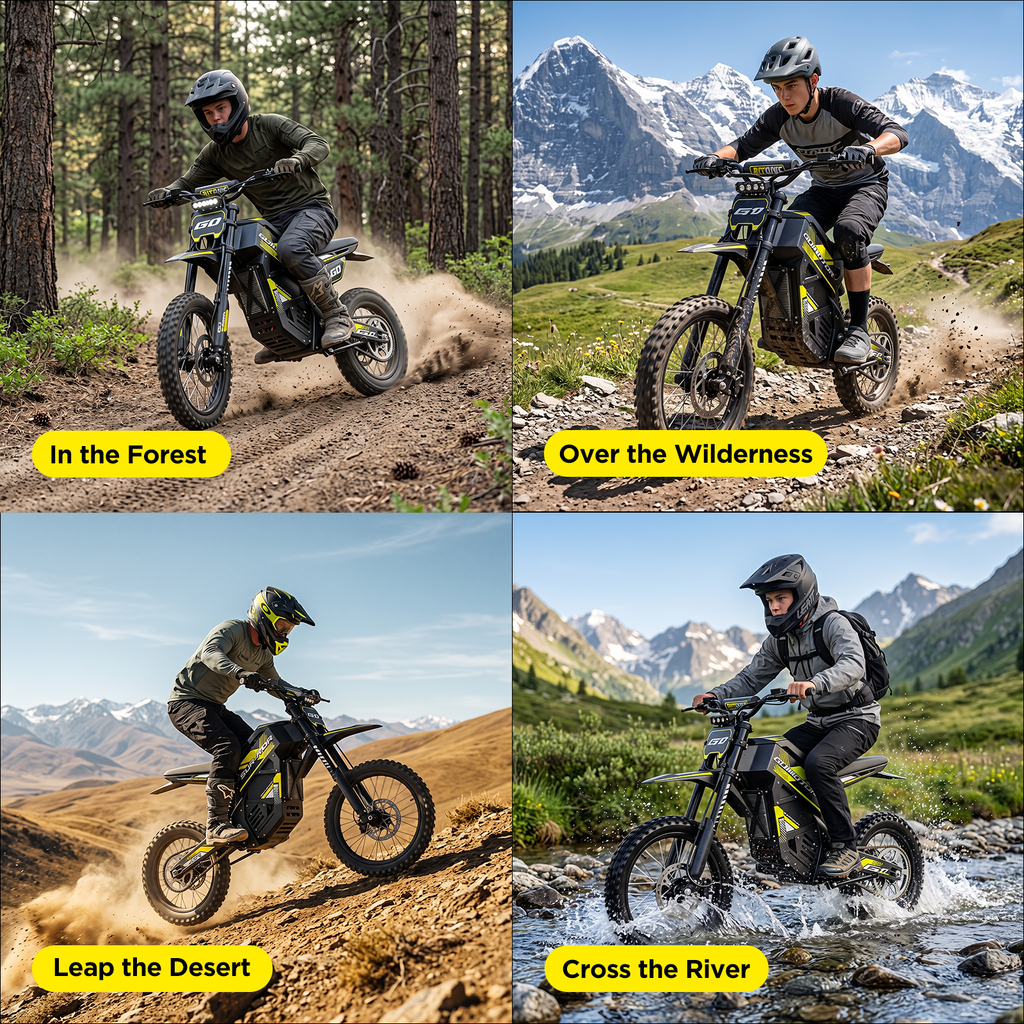 G1 Electric Dirt Bike 3000W 40Mph Emoto