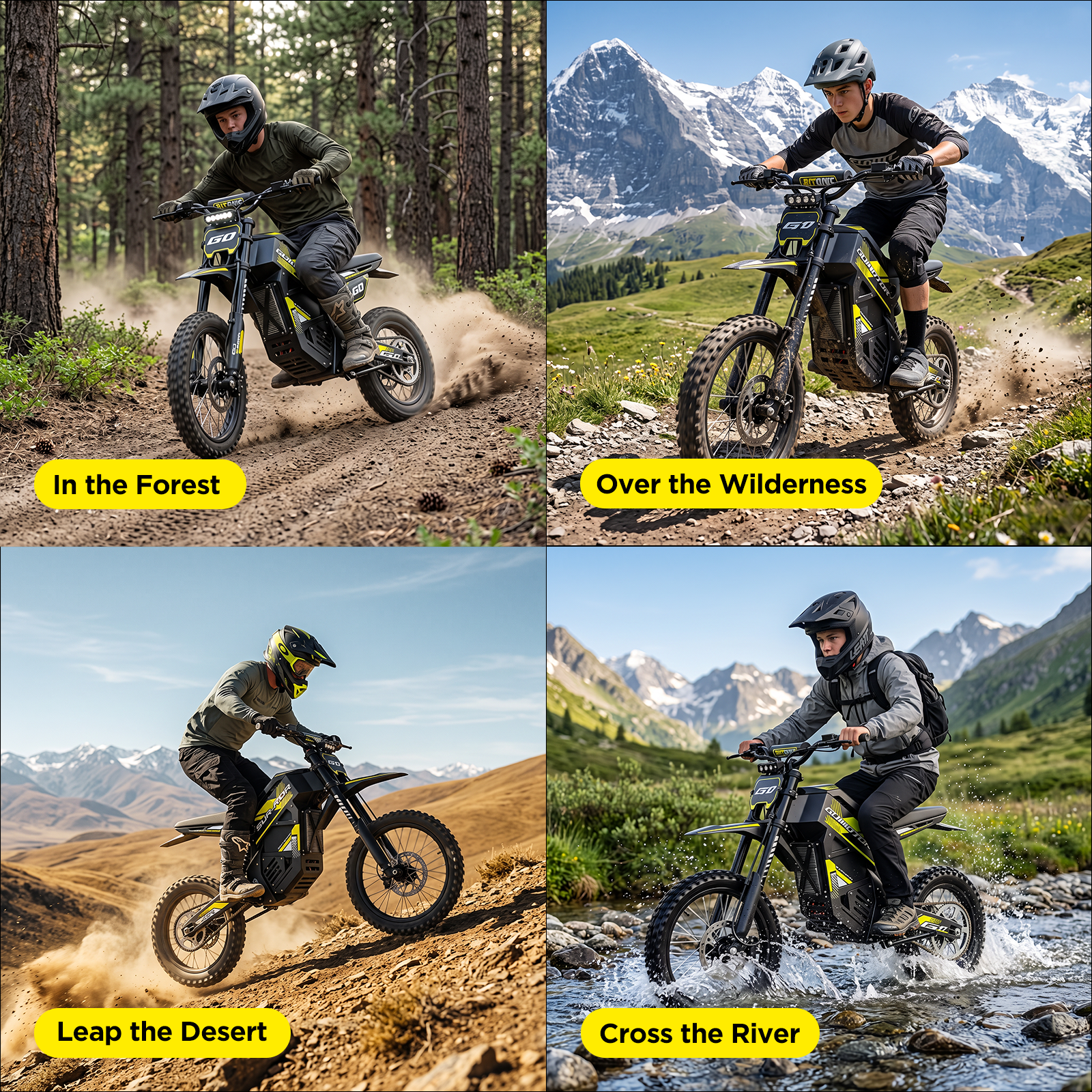 G1 Electric Dirt Bike 3000W 40Mph Emoto