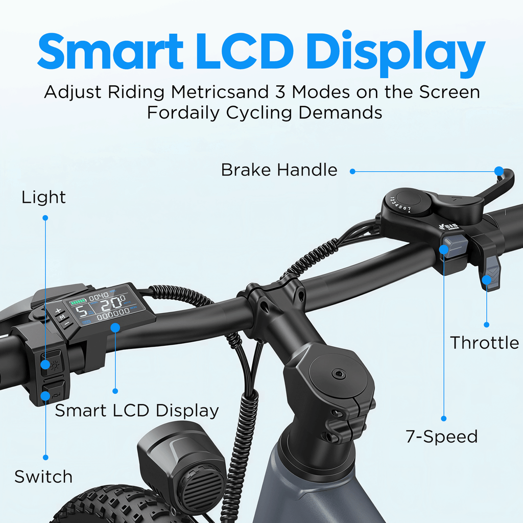 L24 Electric Bike 1000W 22Mph